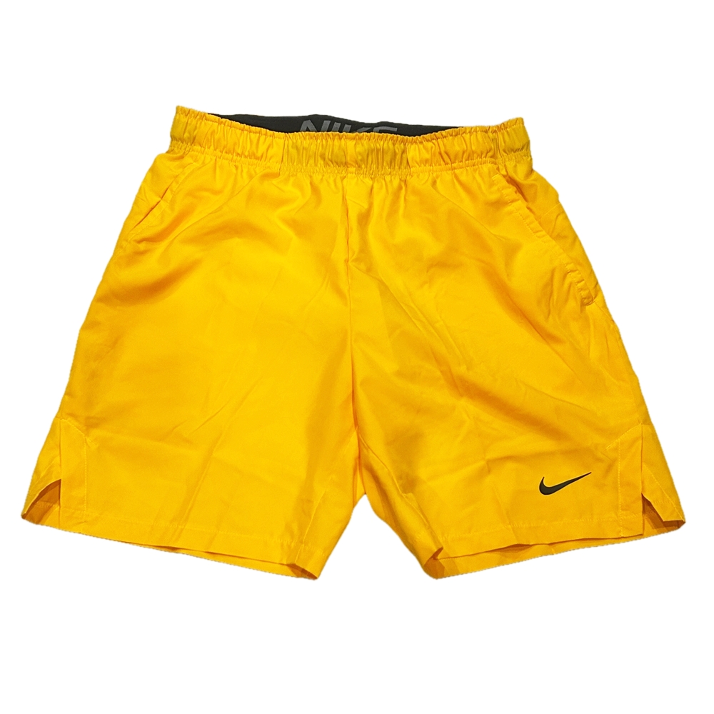 NIKE / ナイキ DRY FIT SWOOSH LOGO SHORTS YELLOW M