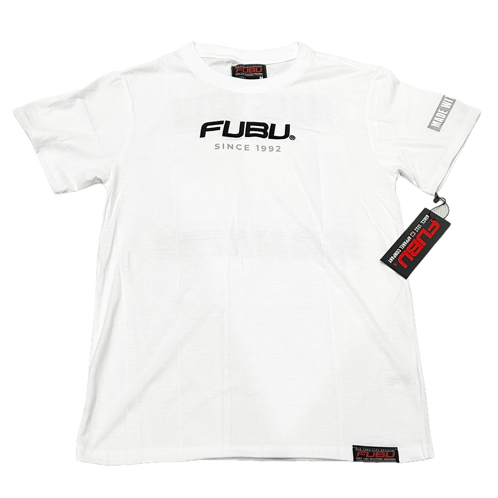 FUBU / フーブ MADE WITH SOUL ORIGINAL FUBU T-SHIRT WHITE M~XL-2