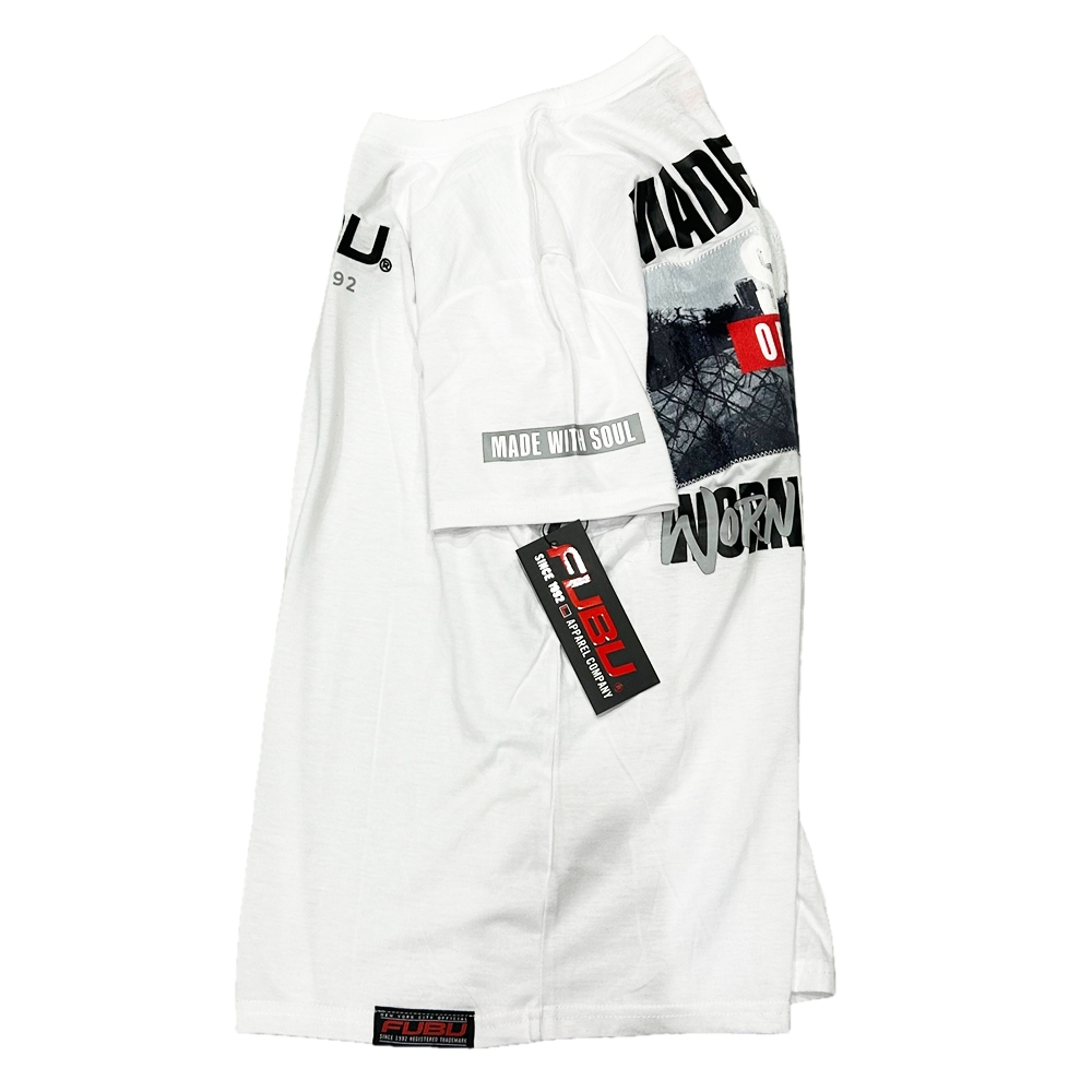 FUBU / フーブ MADE WITH SOUL ORIGINAL FUBU T-SHIRT WHITE M~XL-3