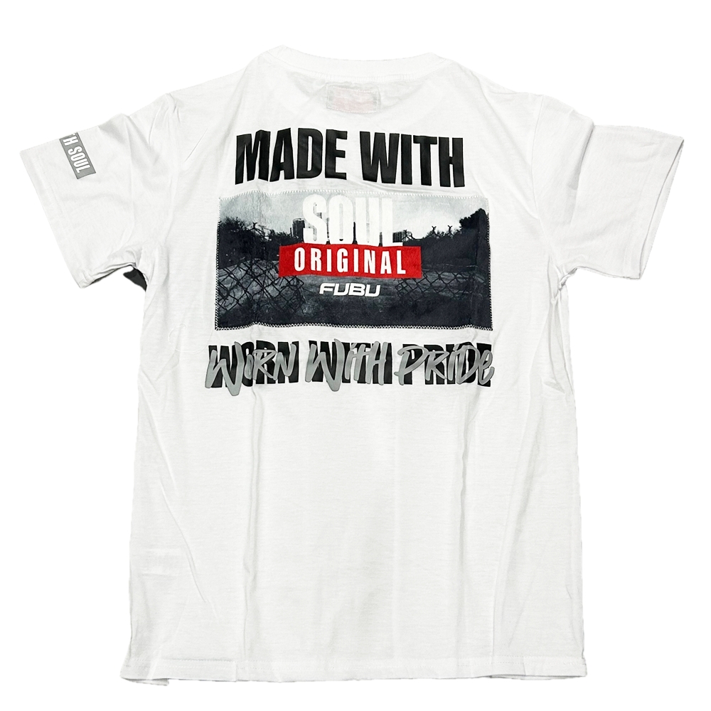 FUBU / フーブ MADE WITH SOUL ORIGINAL FUBU T-SHIRT WHITE M~XL | ストリートスタイルのセレクトストア | TUNNEL STORE - トンネルストア