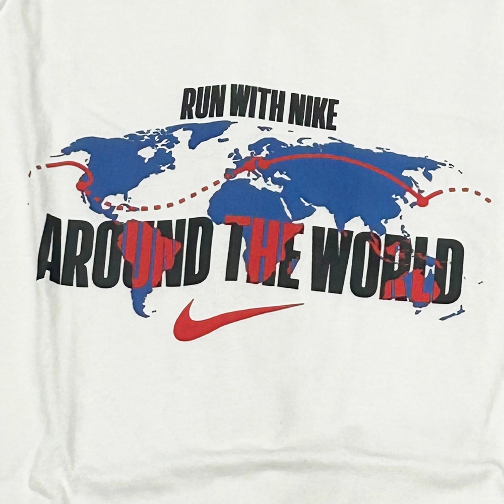 NIKE / ナイキ RUN WITH NIKE AROUND THE WORLD T-SHIRT WHITE S-3