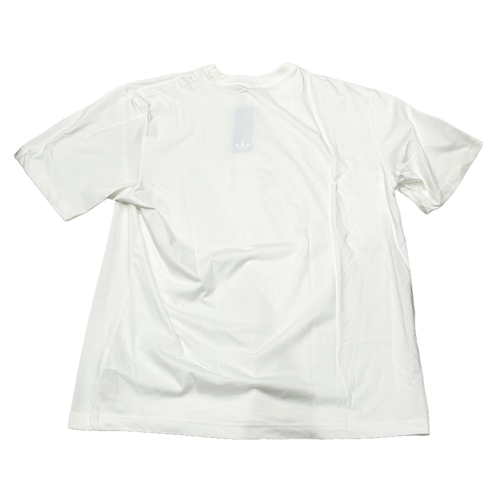 ADIDAS / アディダス ADIDAS ORIGINAL STUDDED TREFOIL LOGO T-SHIRT WHITE L,XL-2
