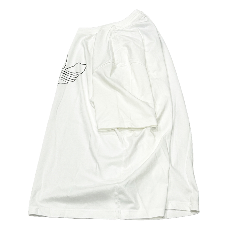 ADIDAS / アディダス ADIDAS ORIGINAL STUDDED TREFOIL LOGO T-SHIRT WHITE L,XL-4