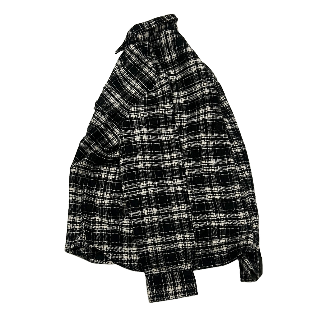 TODD SNYDER / トッド・スナイダー WOOL CHECK BUTTON DOWN LONG SLEEVE SHIRT M,XL-4