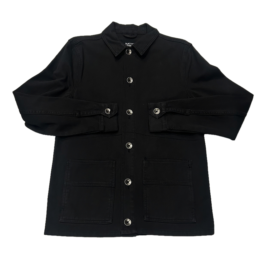 NATIVE YOUTH / ネイティブユース 2 POKET COVERALL JACKET BLACK S