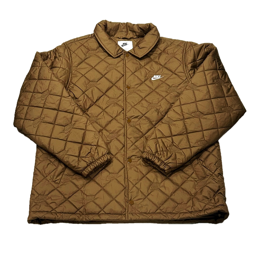 NIKE / ナイキ NIKE LOGO QUILITING THERMA FIT JACKET CAMEL L | ストリートスタイルのセレクトストア | TUNNEL STORE - トンネルストア