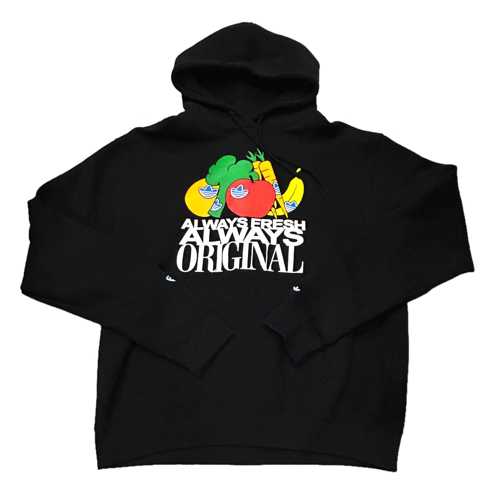 ADIDAS / アディダス ALWAYS FRESH PULLOVER SWEAT HOODIE BLACK L | ストリートスタイルのセレクトストア | TUNNEL STORE - トンネルストア