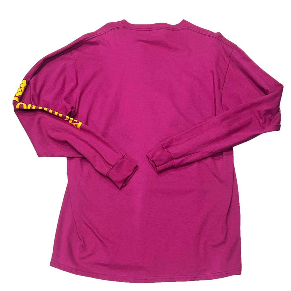 COLUMBIA / コロンビア COLUMBIA BIG LOGO LONG SLEEVE T-SHIRT VINTAGE PINK L-2